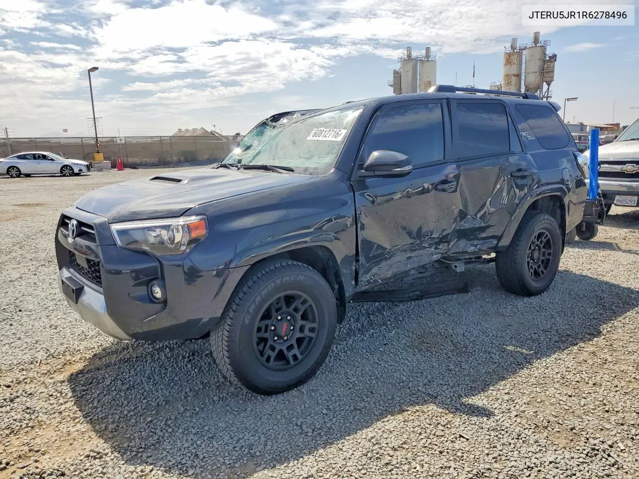 2024 Toyota 4Runner Trd Off-Road Premium VIN: JTERU5JR1R6278496 Lot: 60812716