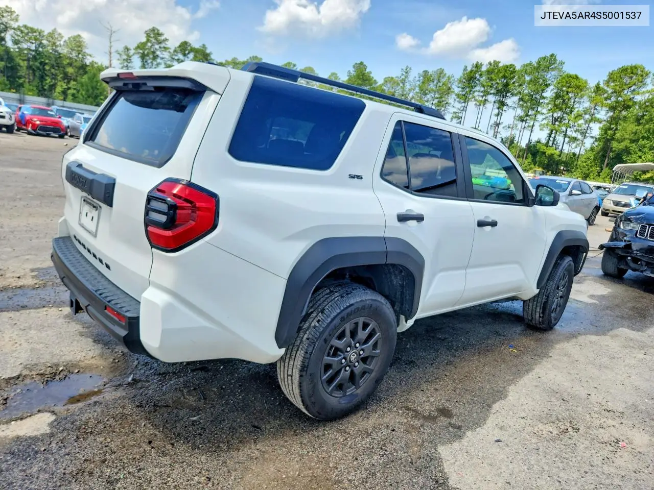 2025 Toyota 4Runner Sr5 VIN: JTEVA5AR4S5001537 Lot: 61759776
