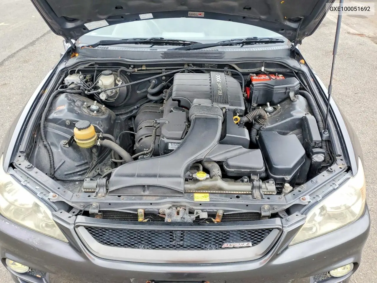 2000 Toyota Altezza VIN: GXE100051692 Lot: 49511496