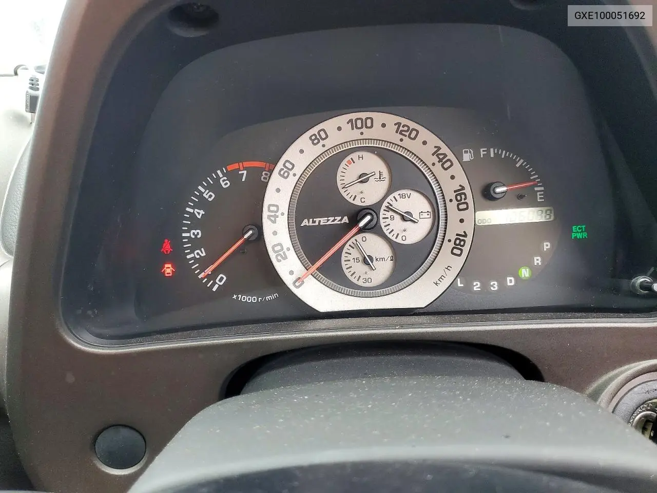 2000 Toyota Altezza VIN: GXE100051692 Lot: 49511496