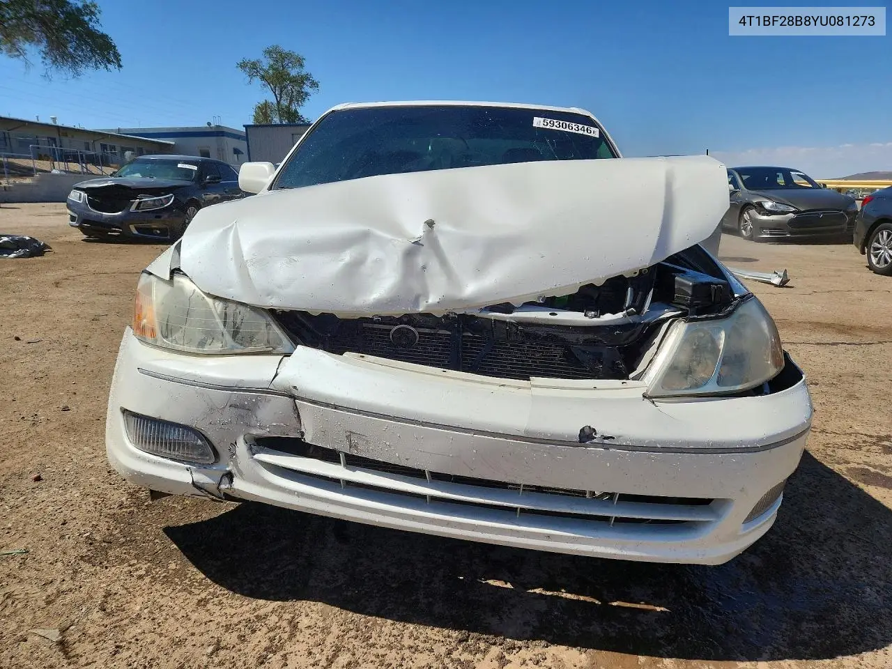 2000 Toyota Avalon Xls VIN: 4T1BF28B8YU081273 Lot: 59306346