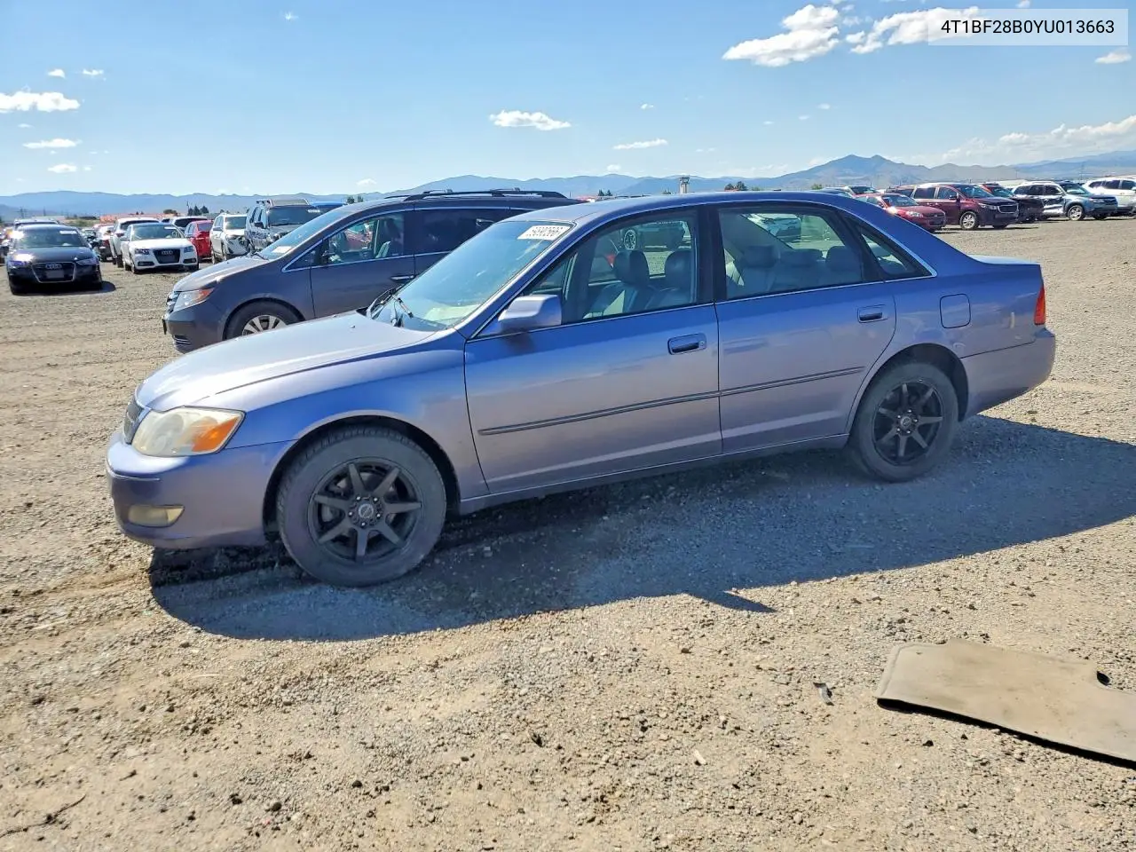 2000 Toyota Avalon Xls VIN: 4T1BF28B0YU013663 Lot: 59890566