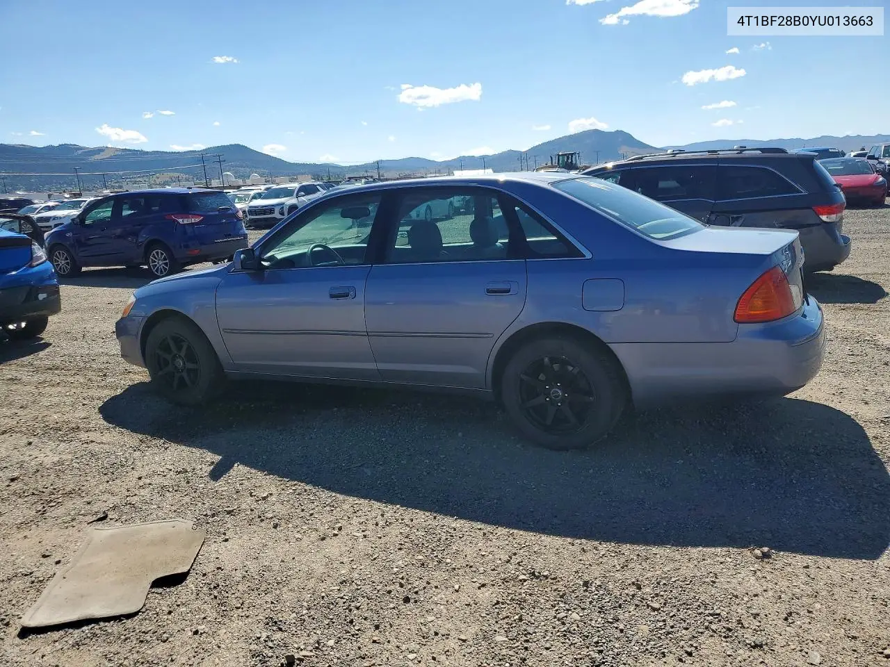2000 Toyota Avalon Xls VIN: 4T1BF28B0YU013663 Lot: 59890566