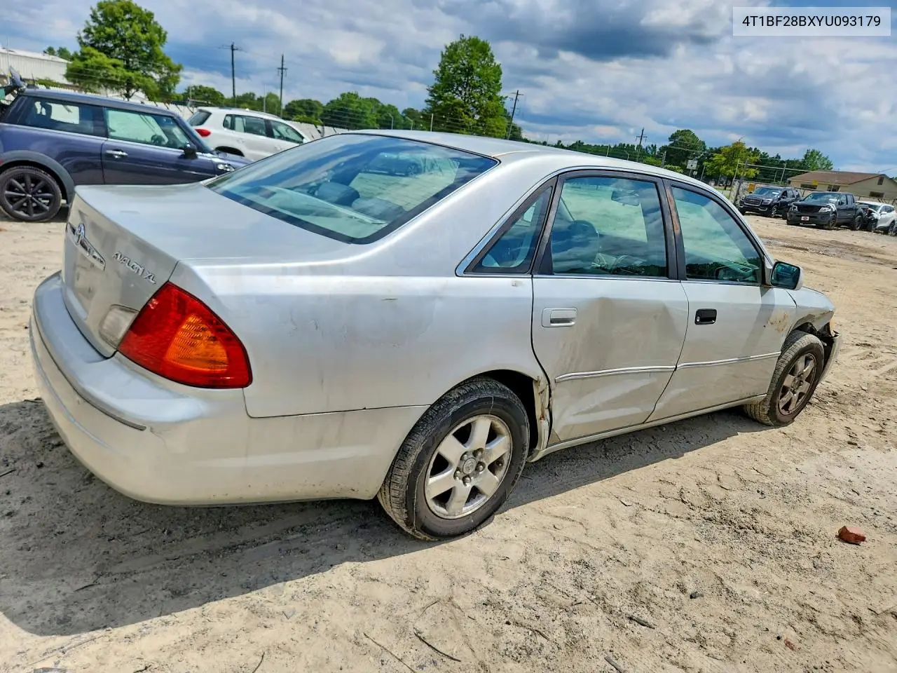 2000 Toyota Avalon Xl VIN: 4T1BF28BXYU093179 Lot: 60003846