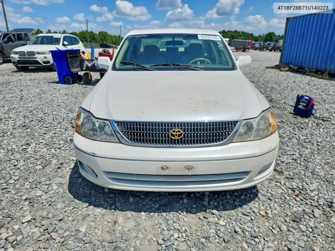 2001 Toyota Avalon Xl VIN: 4T1BF28B71U140223 Lot: 56839766