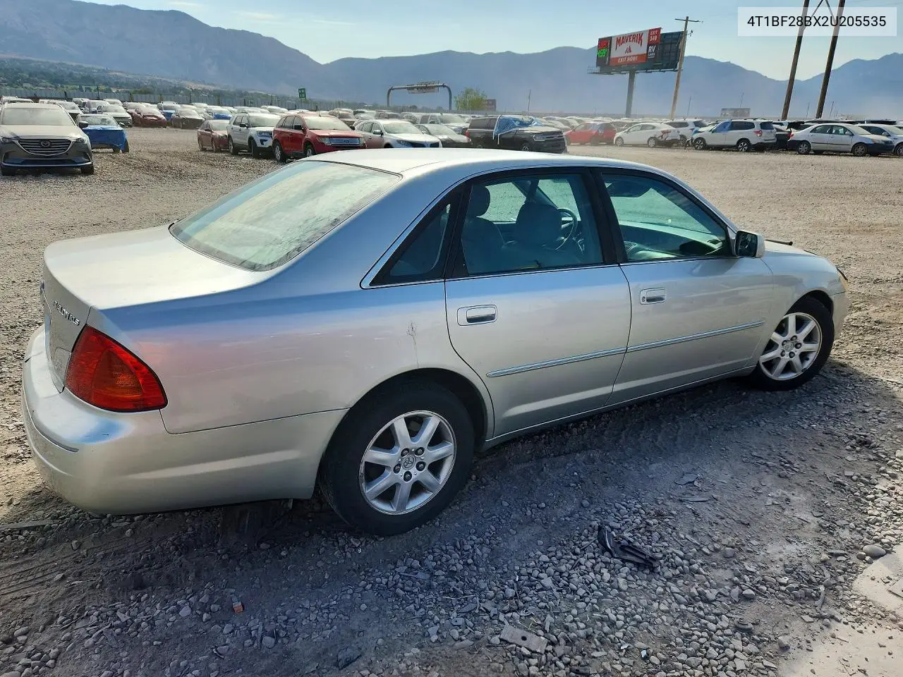 2002 Toyota Avalon Xls VIN: 4T1BF28BX2U205535 Lot: 60941096
