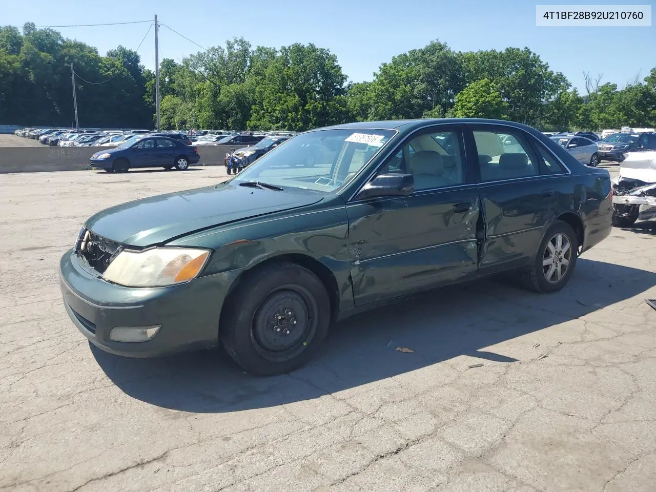 2002 Toyota Avalon Xls VIN: 4T1BF28B92U210760 Lot: 61357536