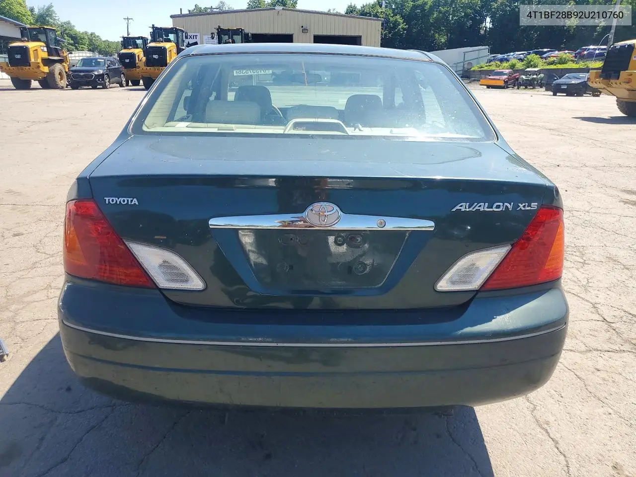 2002 Toyota Avalon Xls VIN: 4T1BF28B92U210760 Lot: 61357536