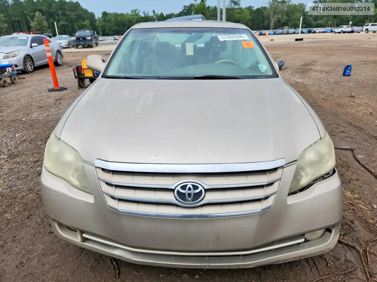 2003 Toyota Avalon VIN: 4T1BK36B16U092214 Lot: 57884346
