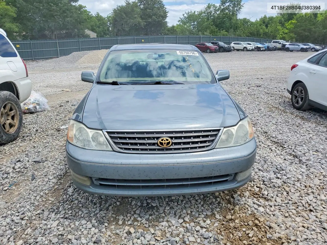 2004 Toyota Avalon Xls VIN: 4T1BF28B04U380394 Lot: 60760796