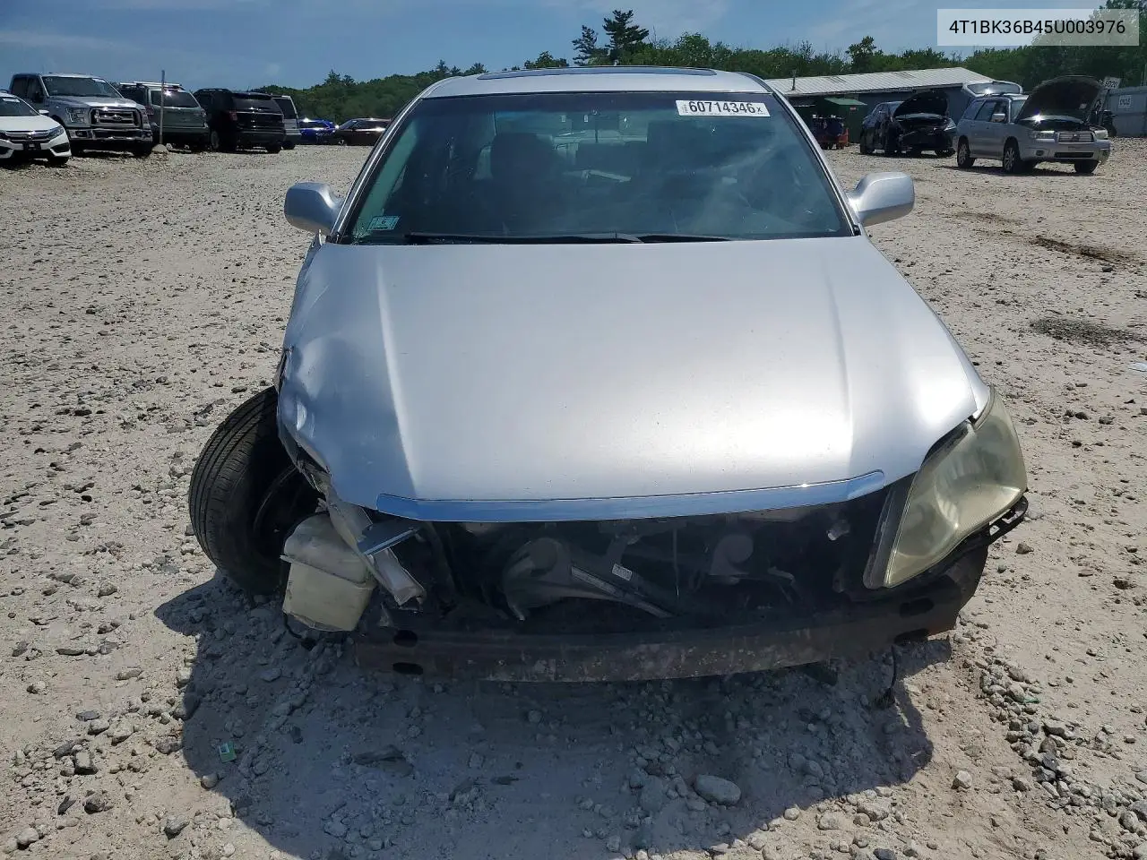 2005 Toyota Avalon Limited VIN: 4T1BK36B45U003976 Lot: 60714346
