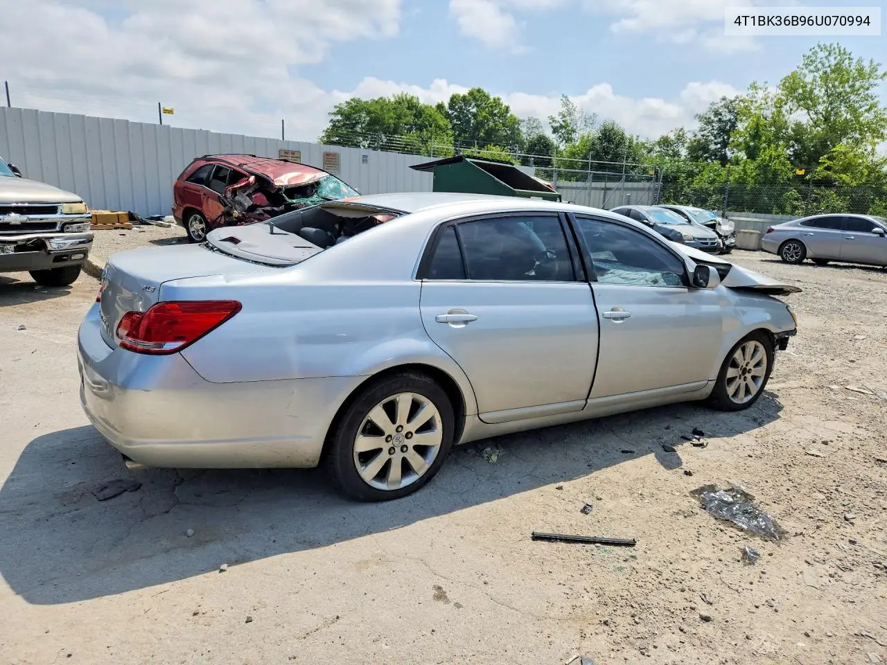 2006 Toyota Avalon Xls VIN: 4T1BK36B96U070994 Lot: 61328916