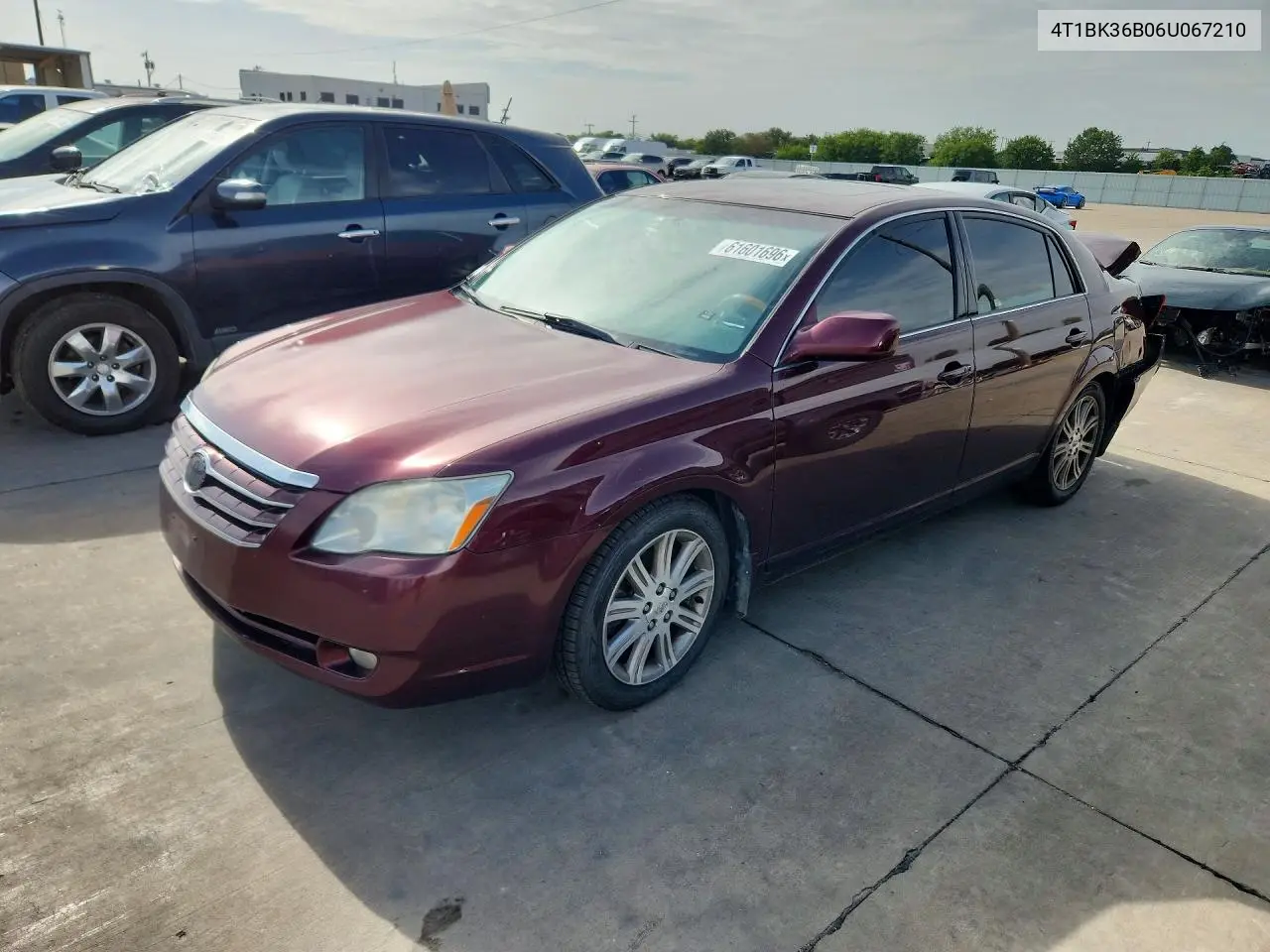 2006 Toyota Avalon Limited VIN: 4T1BK36B06U067210 Lot: 61601696