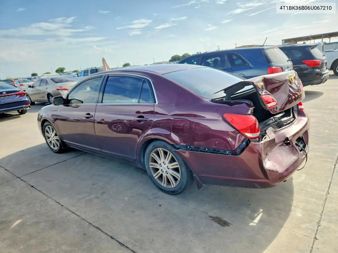 2006 Toyota Avalon Limited VIN: 4T1BK36B06U067210 Lot: 61601696