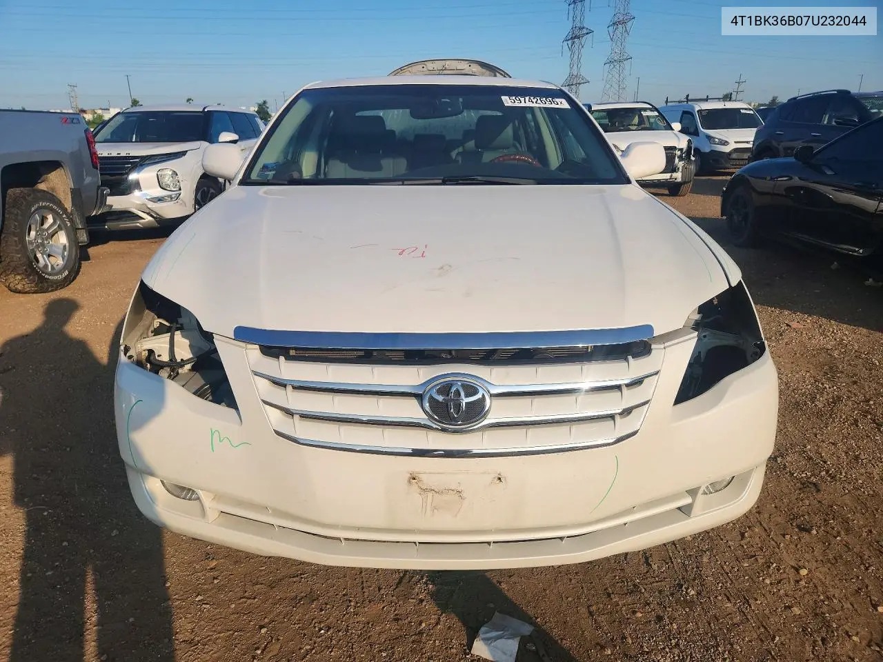 2007 Toyota Avalon Limited VIN: 4T1BK36B07U232044 Lot: 59742696