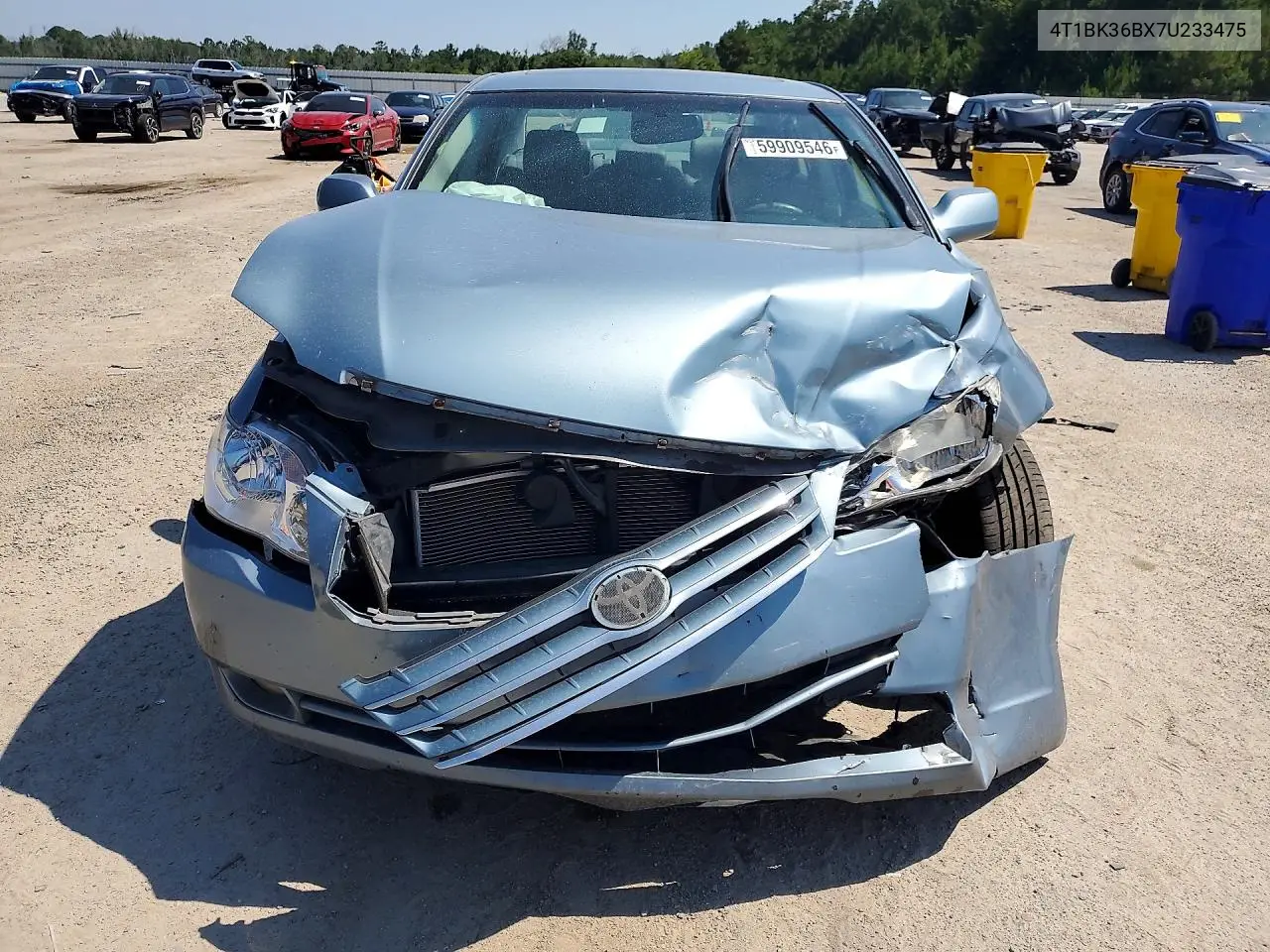 2007 Toyota Avalon Xls VIN: 4T1BK36BX7U233475 Lot: 59909546