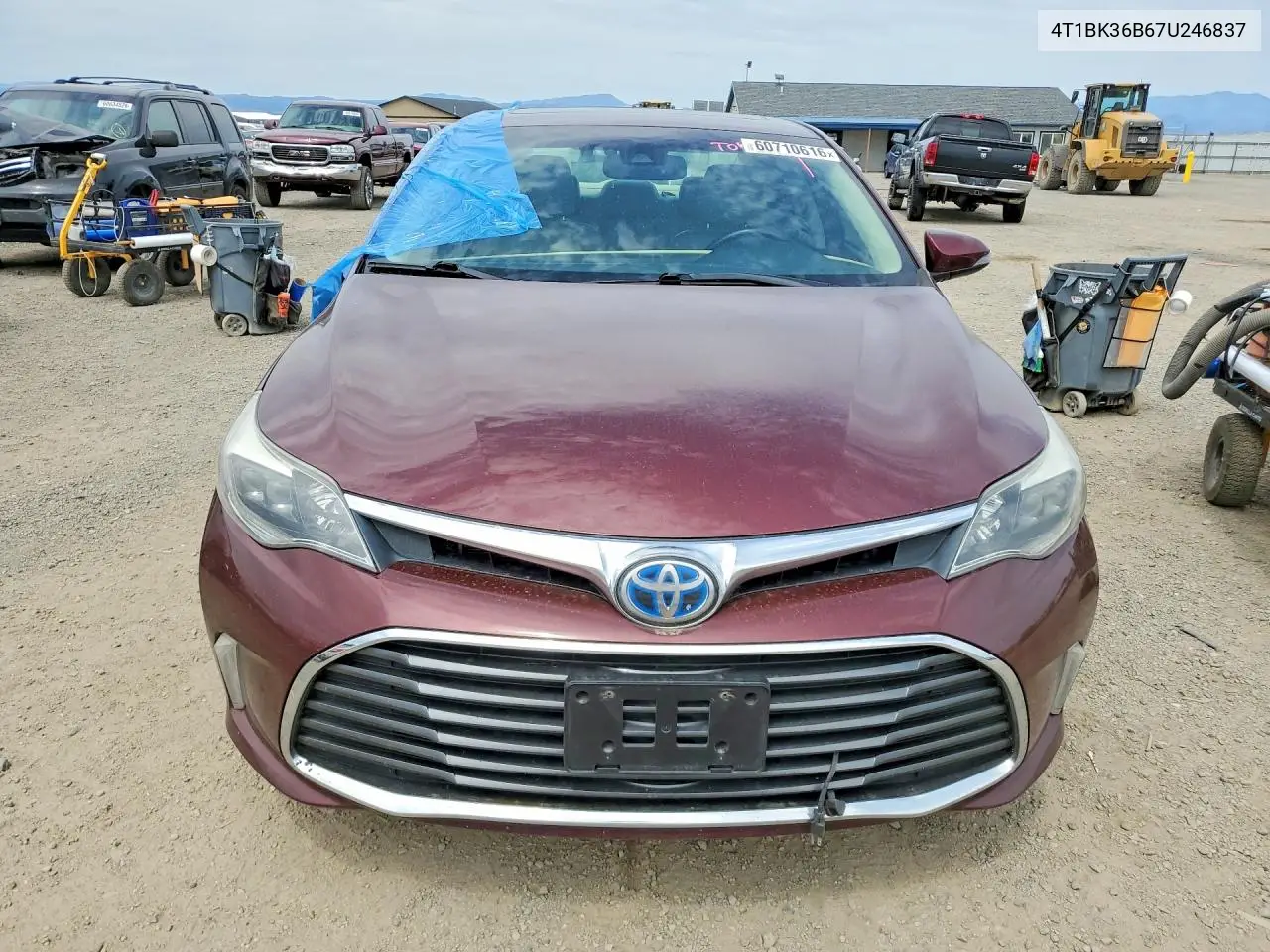 2007 Toyota Avalon Limited VIN: 4T1BK36B67U246837 Lot: 60710616