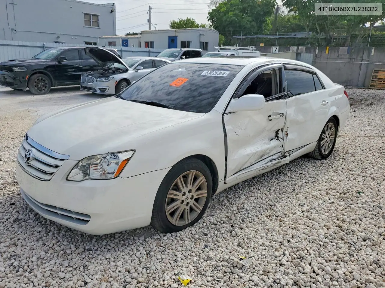2007 Toyota Avalon Limited VIN: 4T1BK36BX7U238322 Lot: 60829096