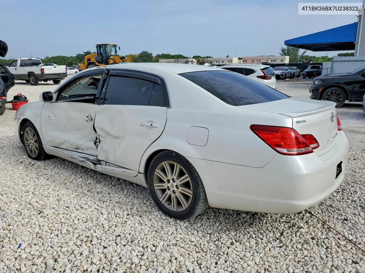 2007 Toyota Avalon Limited VIN: 4T1BK36BX7U238322 Lot: 60829096