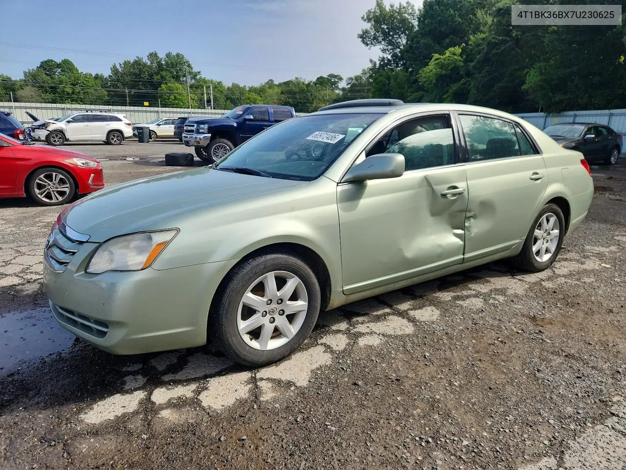 2007 Toyota Avalon Xl VIN: 4T1BK36BX7U230625 Lot: 60972486