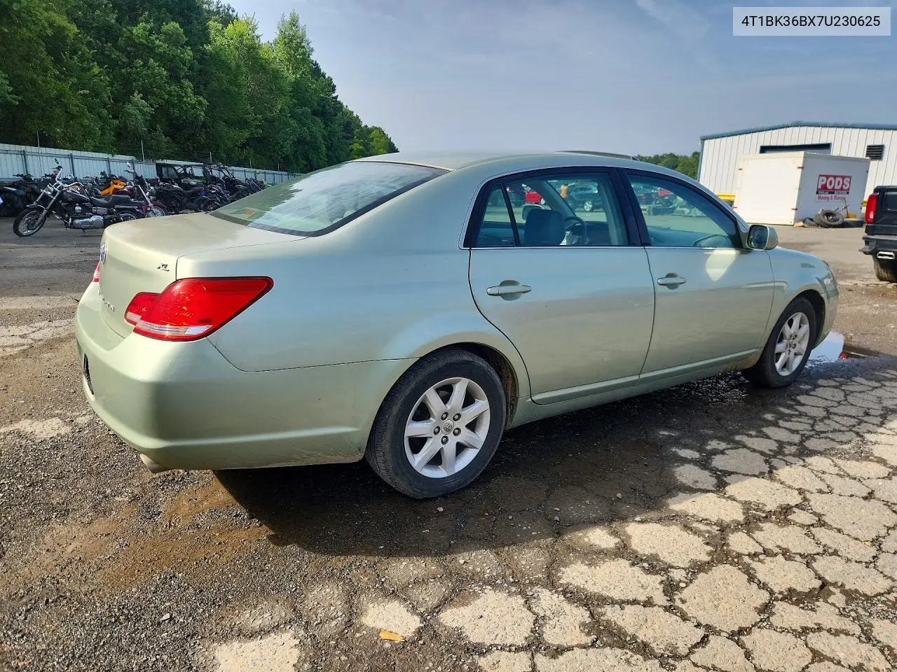 2007 Toyota Avalon Xl VIN: 4T1BK36BX7U230625 Lot: 60972486