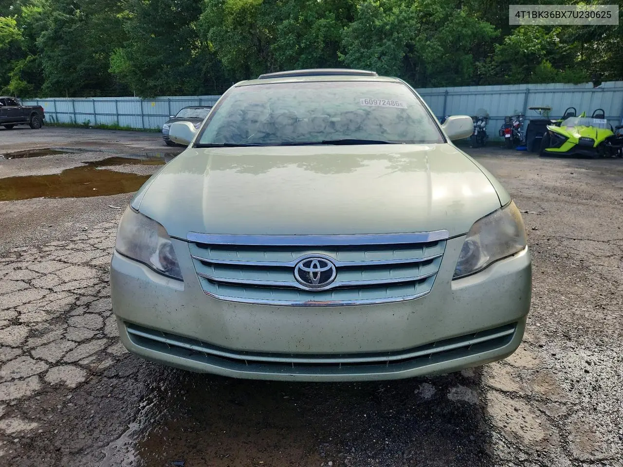 2007 Toyota Avalon Xl VIN: 4T1BK36BX7U230625 Lot: 60972486
