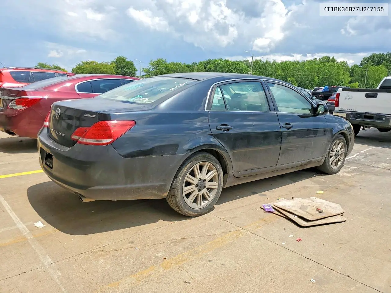 2007 Toyota Avalon Limited VIN: 4T1BK36B77U247155 Lot: 61331826