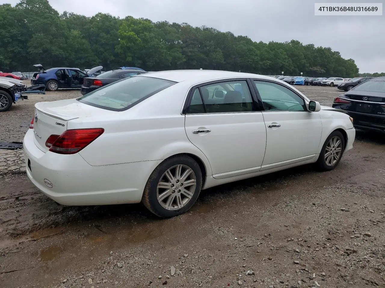 4T1BK36B48U316689 2008 Toyota Avalon Limited