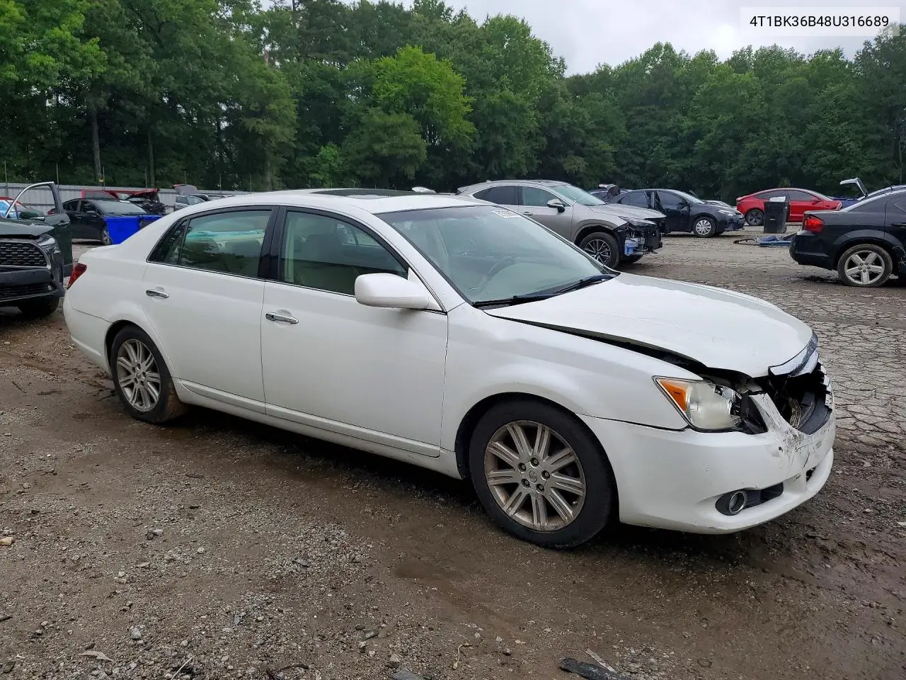 4T1BK36B48U316689 2008 Toyota Avalon Limited