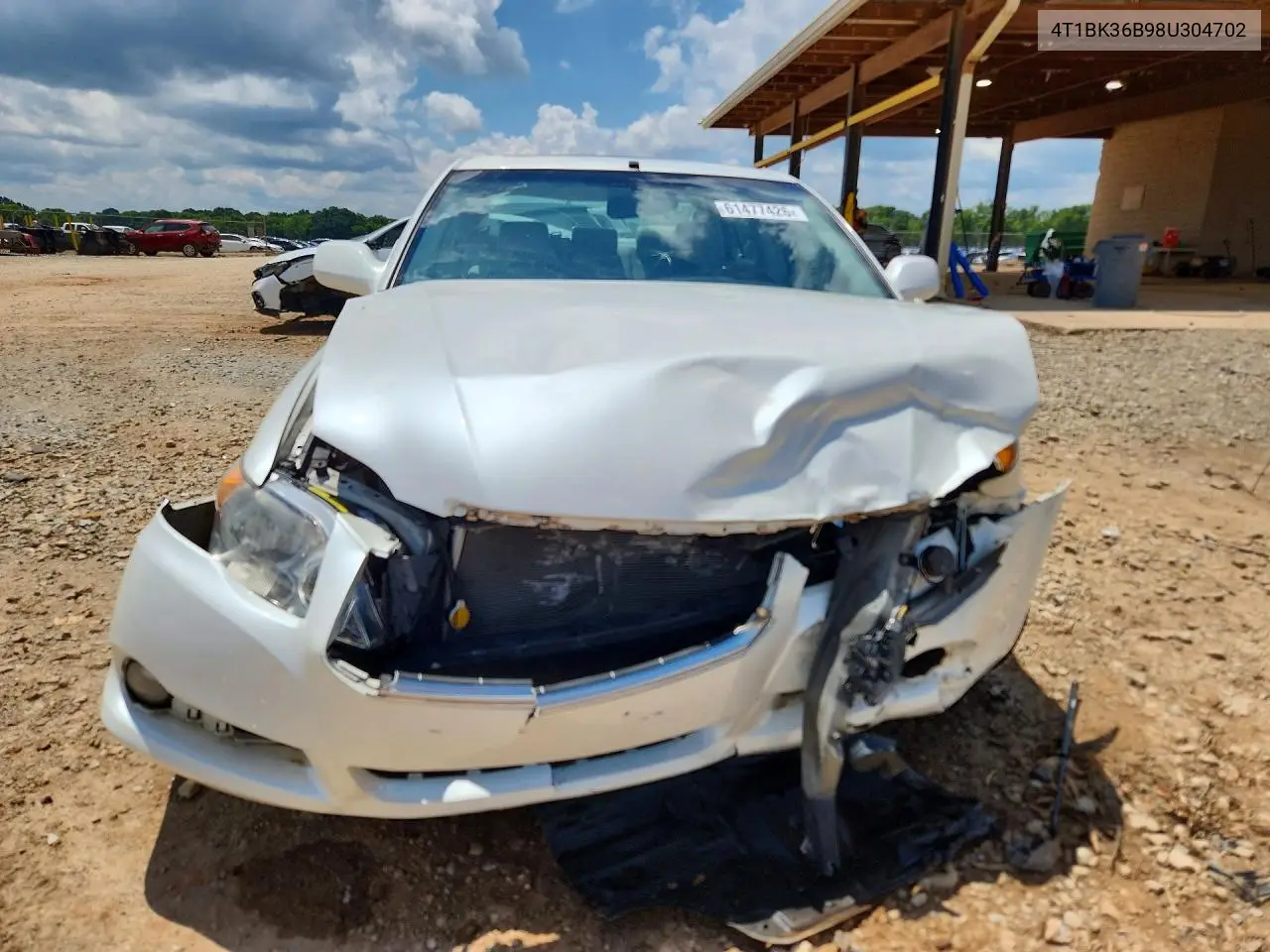 2008 Toyota Avalon Limited VIN: 4T1BK36B98U304702 Lot: 61477426