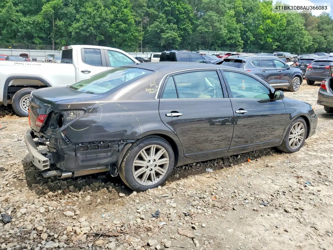 2010 Toyota Avalon Limited VIN: 4T1BK3DB8AU366083 Lot: 57039346