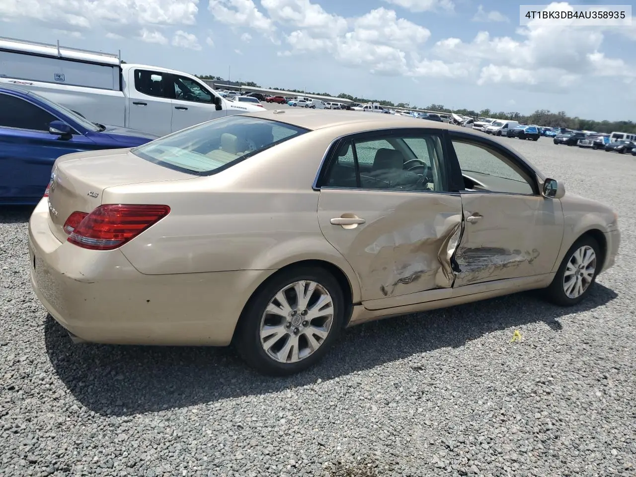 2010 Toyota Avalon Xls VIN: 4T1BK3DB4AU358935 Lot: 60395836