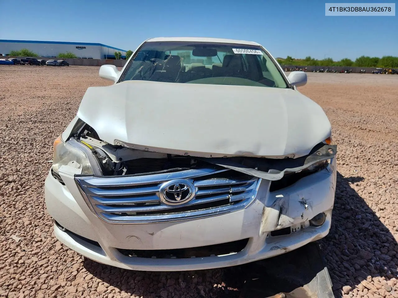 2010 Toyota Avalon Limited VIN: 4T1BK3DB8AU362678 Lot: 60500456