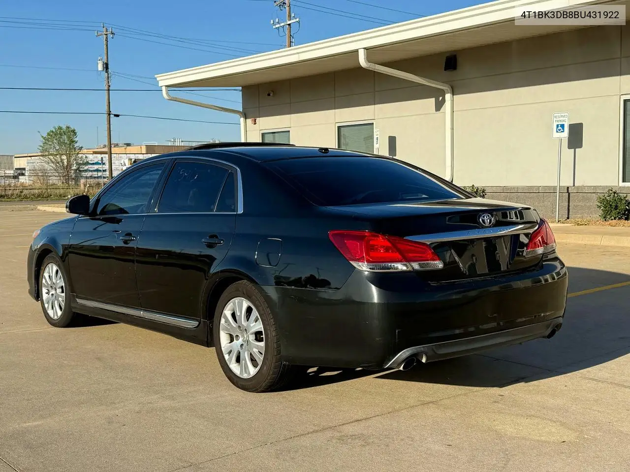 2011 Toyota Avalon Base VIN: 4T1BK3DB8BU431922 Lot: 54531996