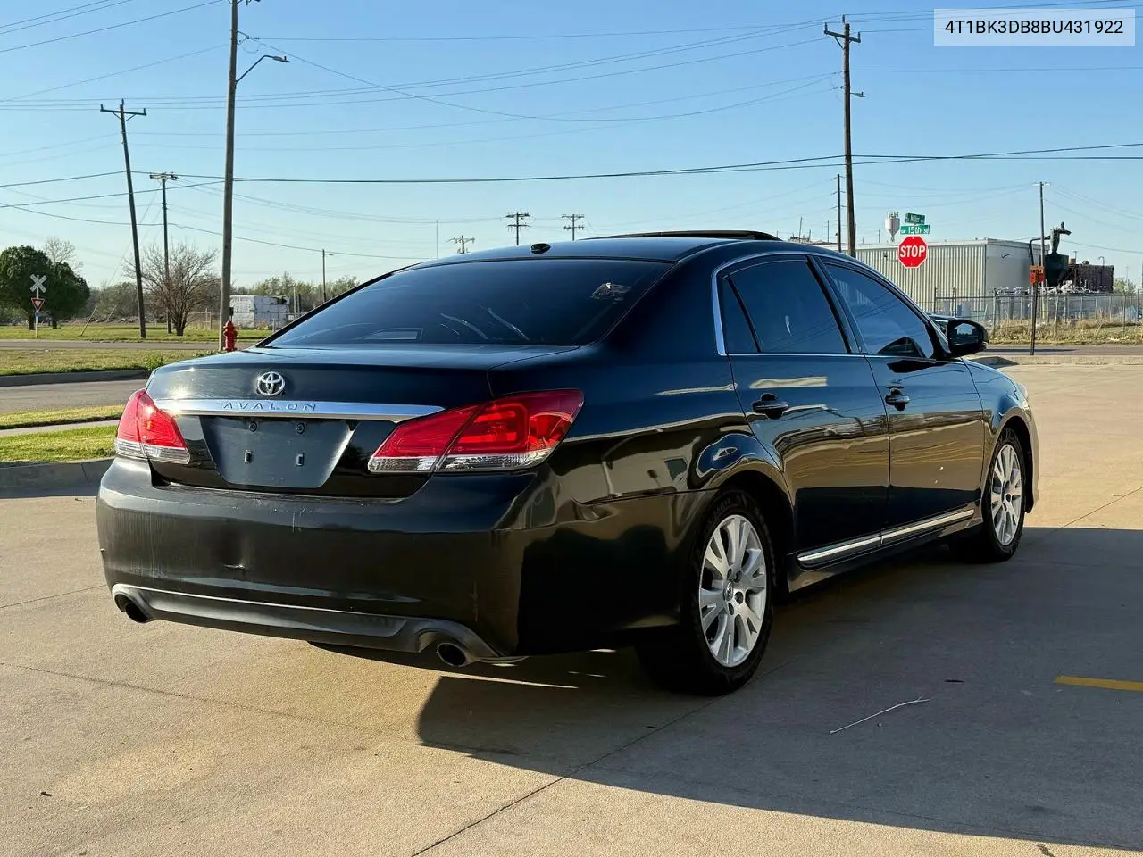 2011 Toyota Avalon Base VIN: 4T1BK3DB8BU431922 Lot: 54531996