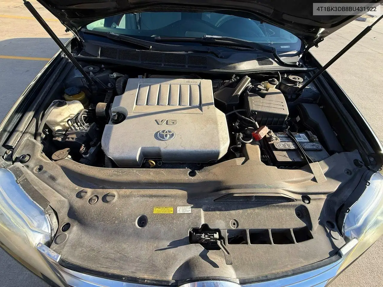 2011 Toyota Avalon Base VIN: 4T1BK3DB8BU431922 Lot: 54531996