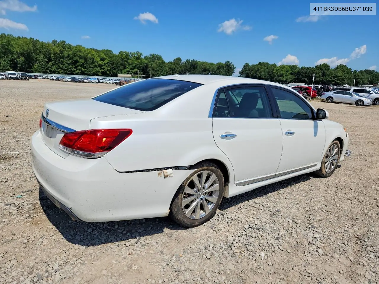 2011 Toyota Avalon Limited VIN: 4T1BK3DB6BU371039 Lot: 60154976
