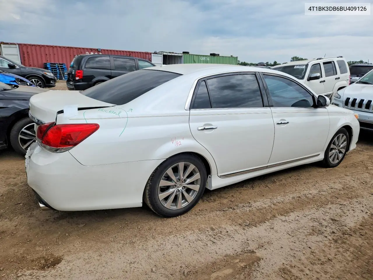 2011 Toyota Avalon Limited VIN: 4T1BK3DB6BU409126 Lot: 60455386