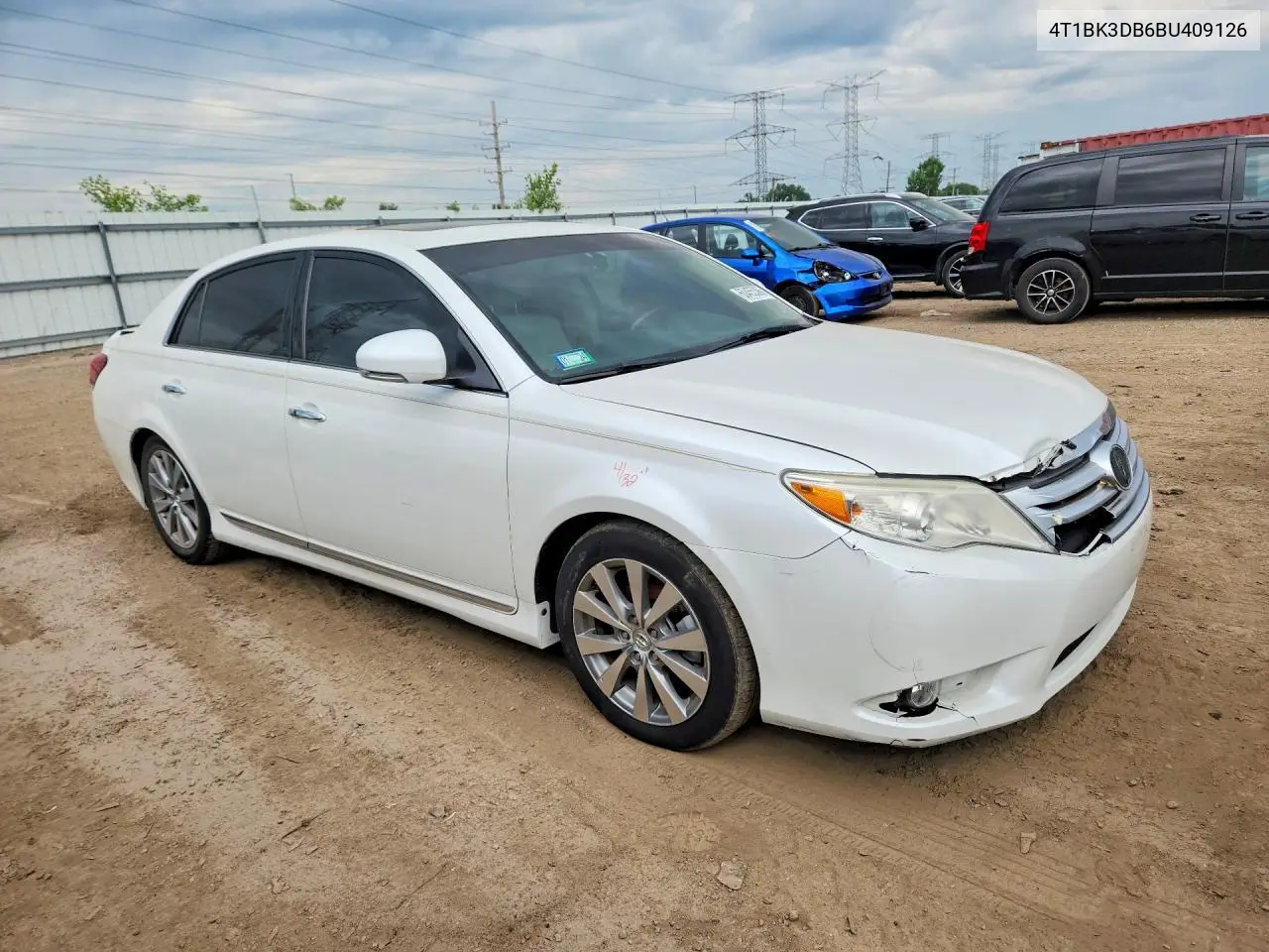 2011 Toyota Avalon Limited VIN: 4T1BK3DB6BU409126 Lot: 60455386