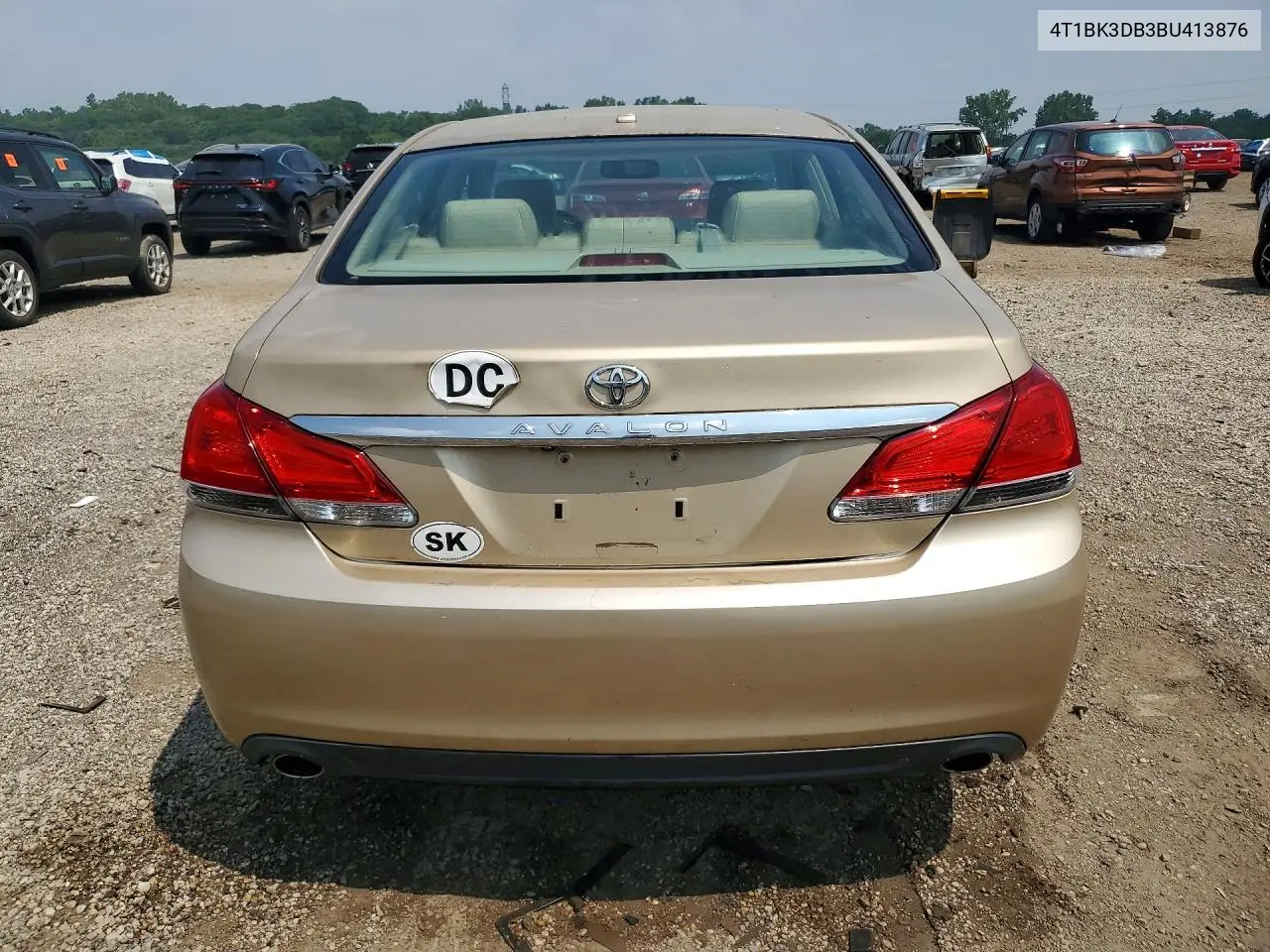 2011 Toyota Avalon Limited VIN: 4T1BK3DB3BU413876 Lot: 60527566