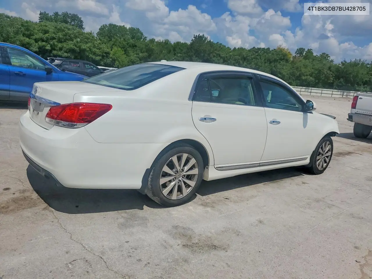 2011 Toyota Avalon Limited VIN: 4T1BK3DB7BU428705 Lot: 60630576