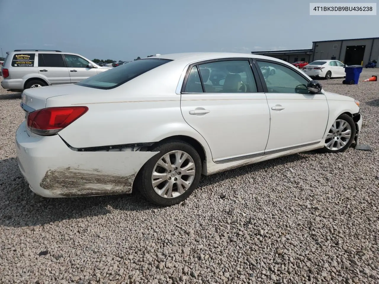 2011 Toyota Avalon Base VIN: 4T1BK3DB9BU436238 Lot: 60758556