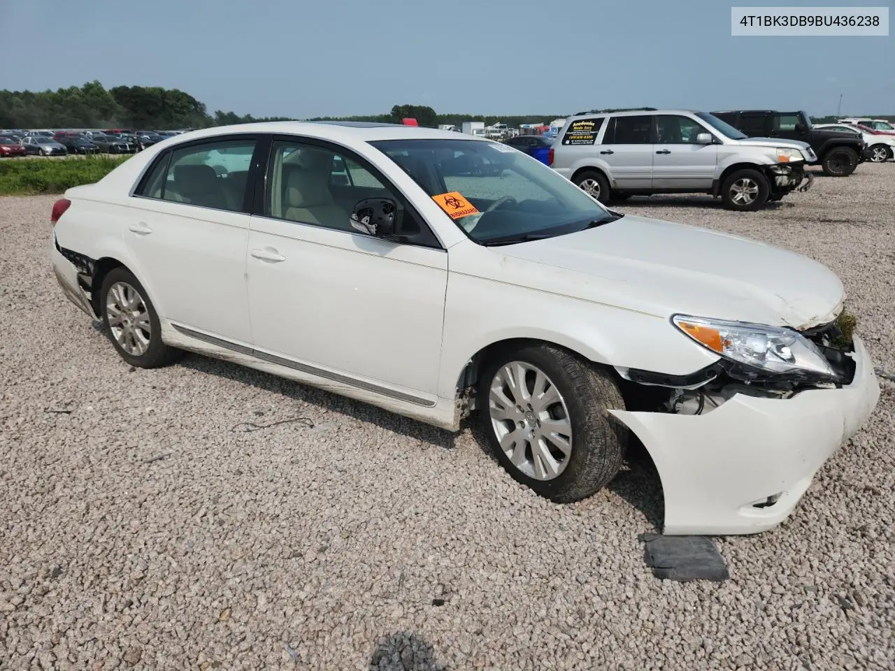 2011 Toyota Avalon Base VIN: 4T1BK3DB9BU436238 Lot: 60758556