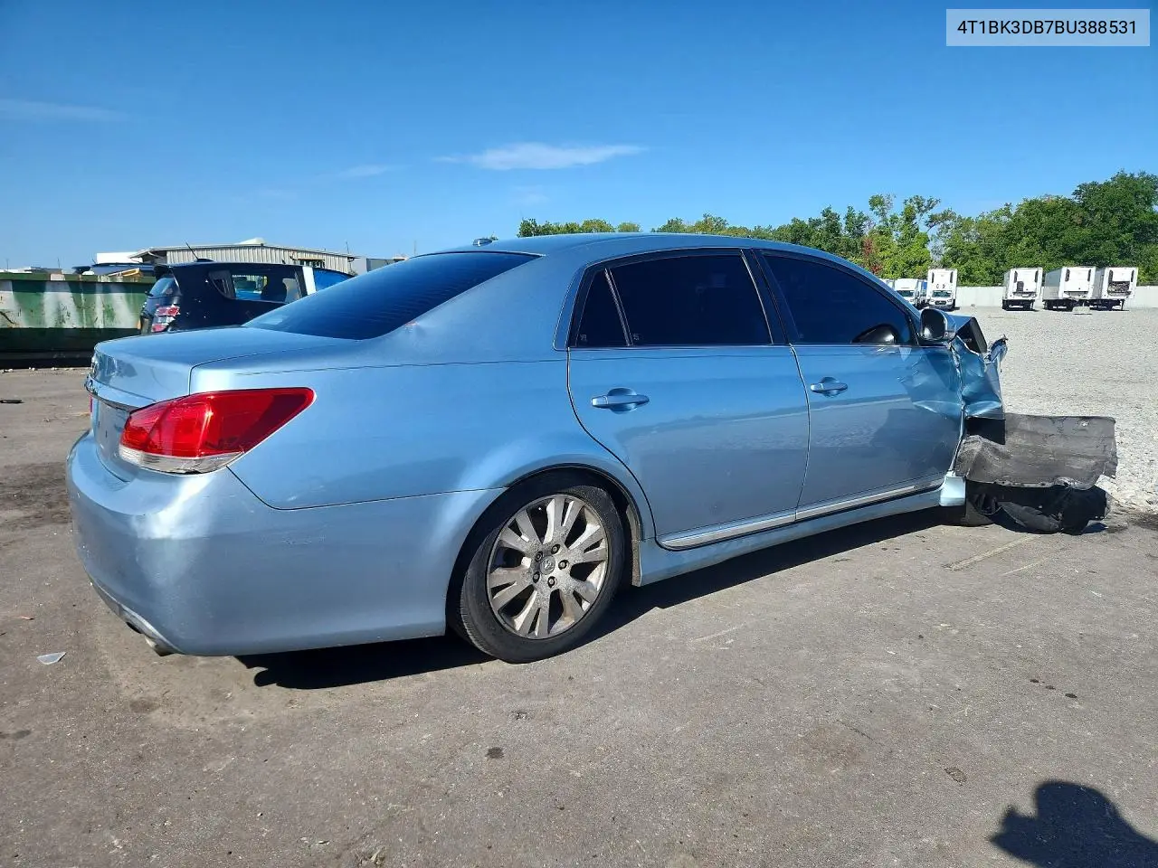2011 Toyota Avalon Base VIN: 4T1BK3DB7BU388531 Lot: 61121826