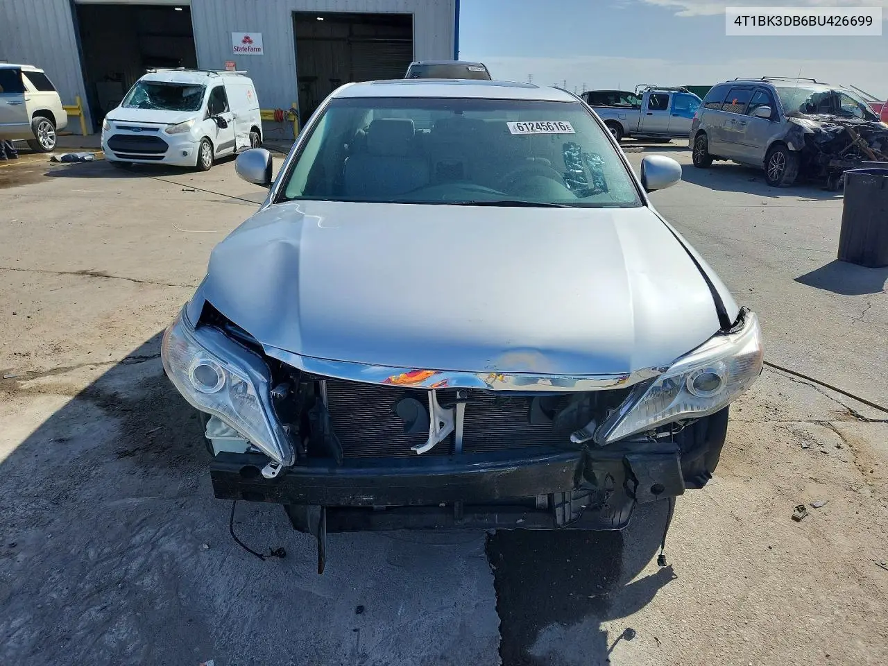 2011 Toyota Avalon Base VIN: 4T1BK3DB6BU426699 Lot: 61245616