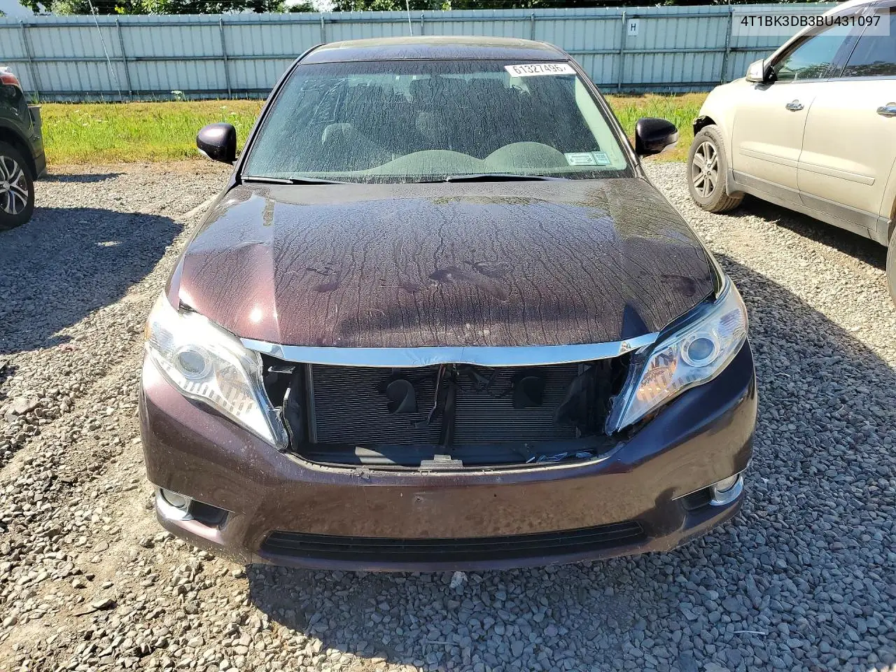 2011 Toyota Avalon Base VIN: 4T1BK3DB3BU431097 Lot: 61327496