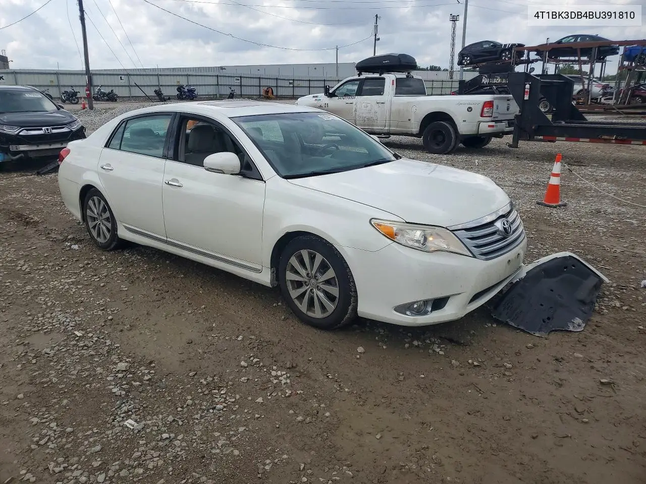 2011 Toyota Avalon Limited VIN: 4T1BK3DB4BU391810 Lot: 62041306