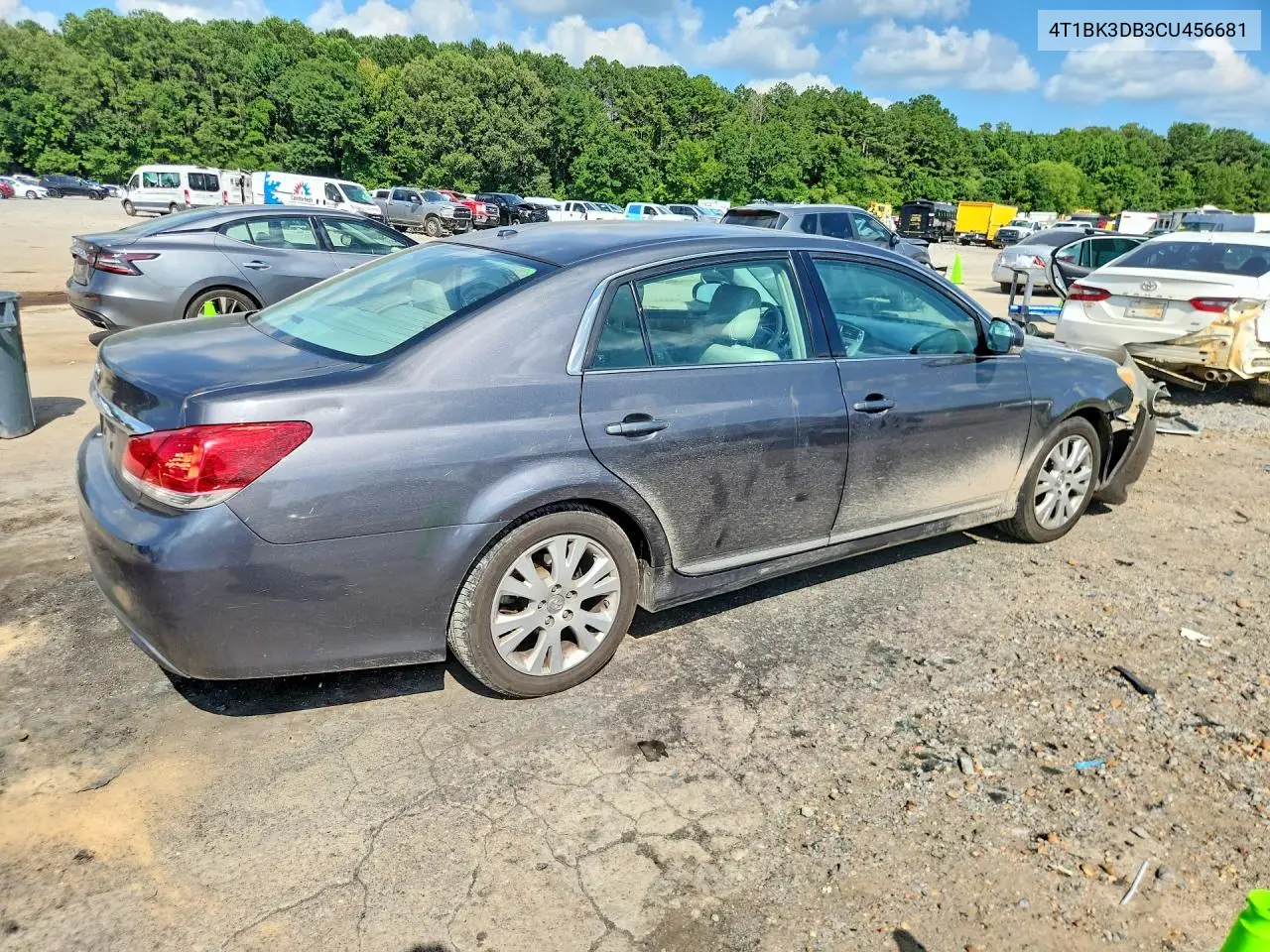 2012 Toyota Avalon Base VIN: 4T1BK3DB3CU456681 Lot: 85614145