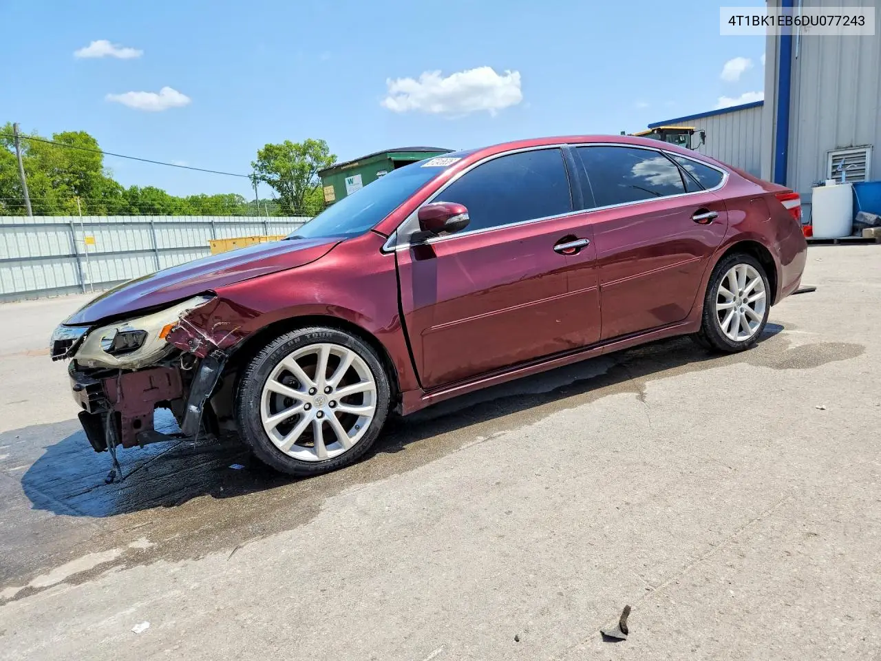 2013 Toyota Avalon Limited VIN: 4T1BK1EB6DU077243 Lot: 57246636
