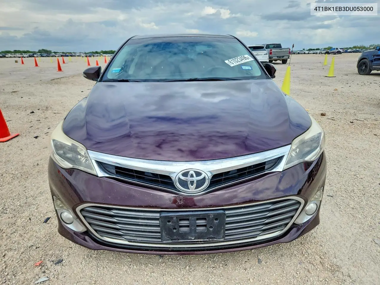 2013 Toyota Avalon Xle Touring VIN: 4T1BK1EB3DU053000 Lot: 61023496